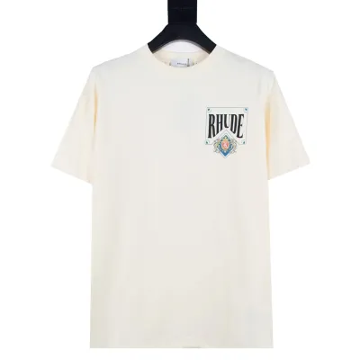 Rhude Card T-Shirt Vintage White 01