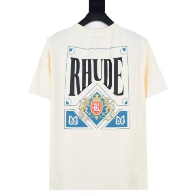 Rhude Card T-Shirt Vintage White 02