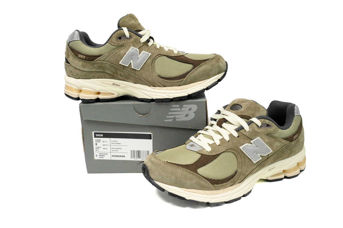 Coco Shoes New Balance 2002R Olive Brown M2002RHN - Cocoshoesvip.net