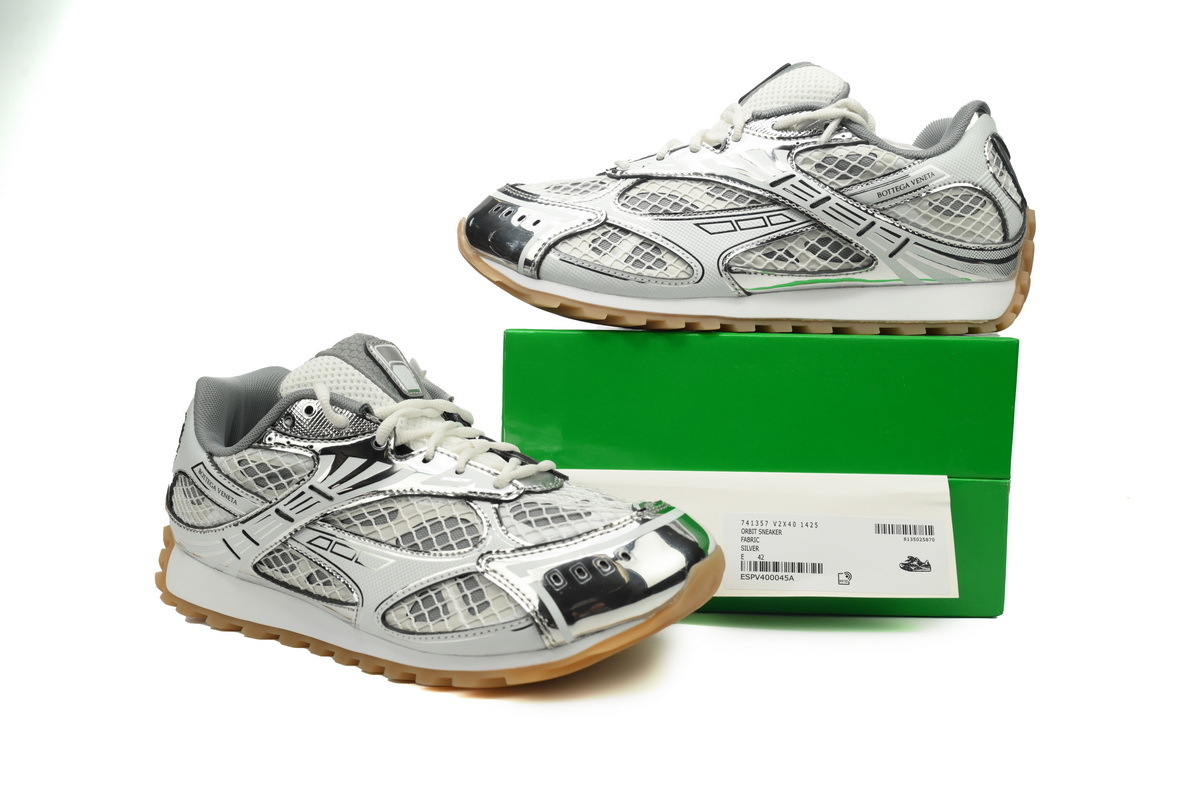 Bottega Veneta Orbit Silver White 741357V2X401425