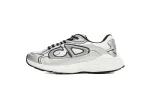 Coco Shoes Dior B30 White Mesh Silver-Tone Metallic Calfskin 3SN279ZYG-H869 - Cocoshoesvip.net