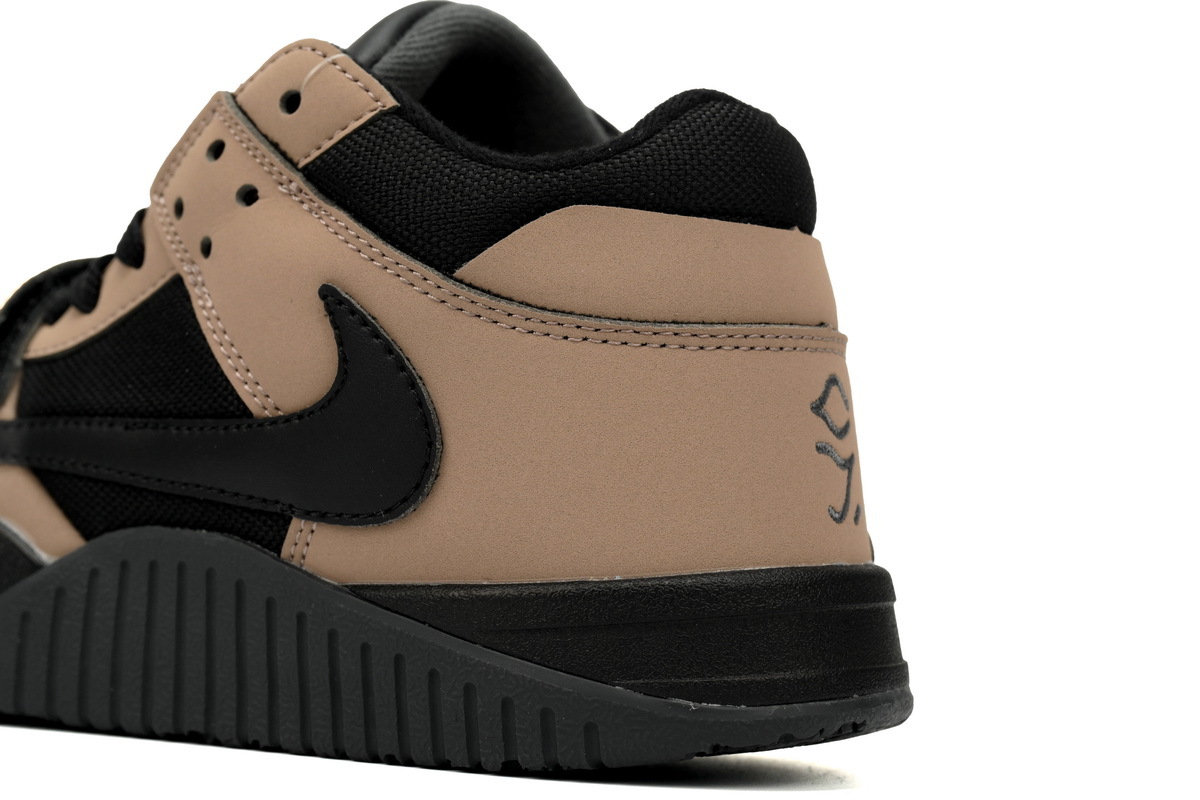 Coco Shoes Jordan Jumpman Jack TR Travis Scott x Air Jordan Cut The Check Brown Black FZ8117-214 - Cocoshoesvip.net