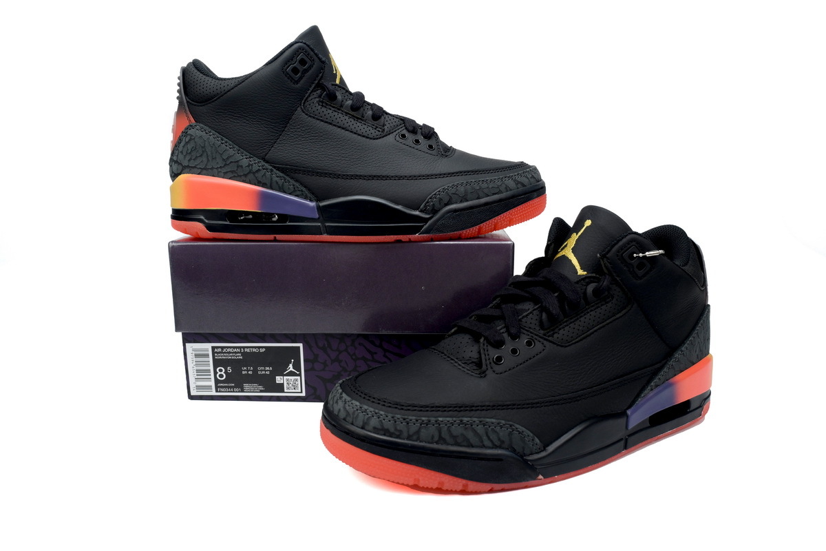Coco Shoes Jordan 3 Retro J Balvin Rio FN0344-001 - Cocoshoesvip.net