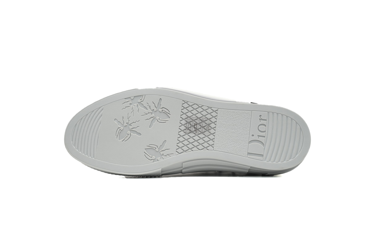 Coco Shoes Dior B23 High Top Oblique Transparency White Blue Gray - Cocoshoesvip.net