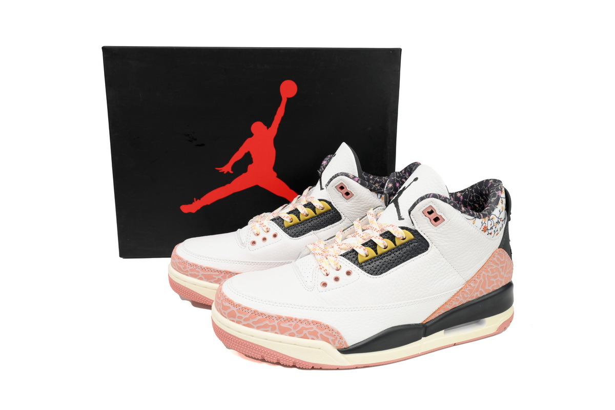 Coco Shoes Air Jordan 3 Retro Vintage Floral 441140-100 - Cocoshoesvip.net
