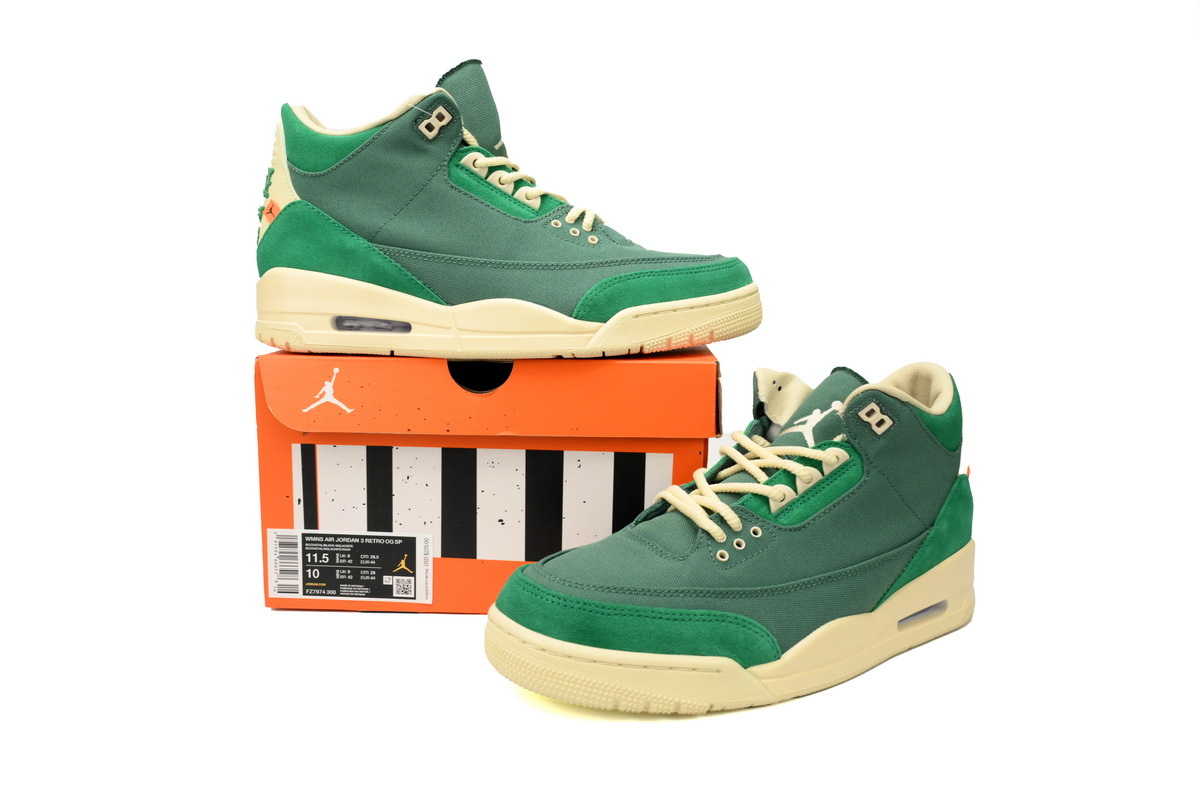 Coco Shoes Air Jordan 3 Retro SP Nina Chanel Abney Bicoastal FZ7974-300 - Cocoshoesvip.net