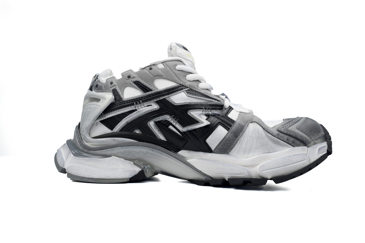 Coco Shoes Balenciaga Runner Grey White Black 772774W3RNY9012 - Cocoshoesvip.net