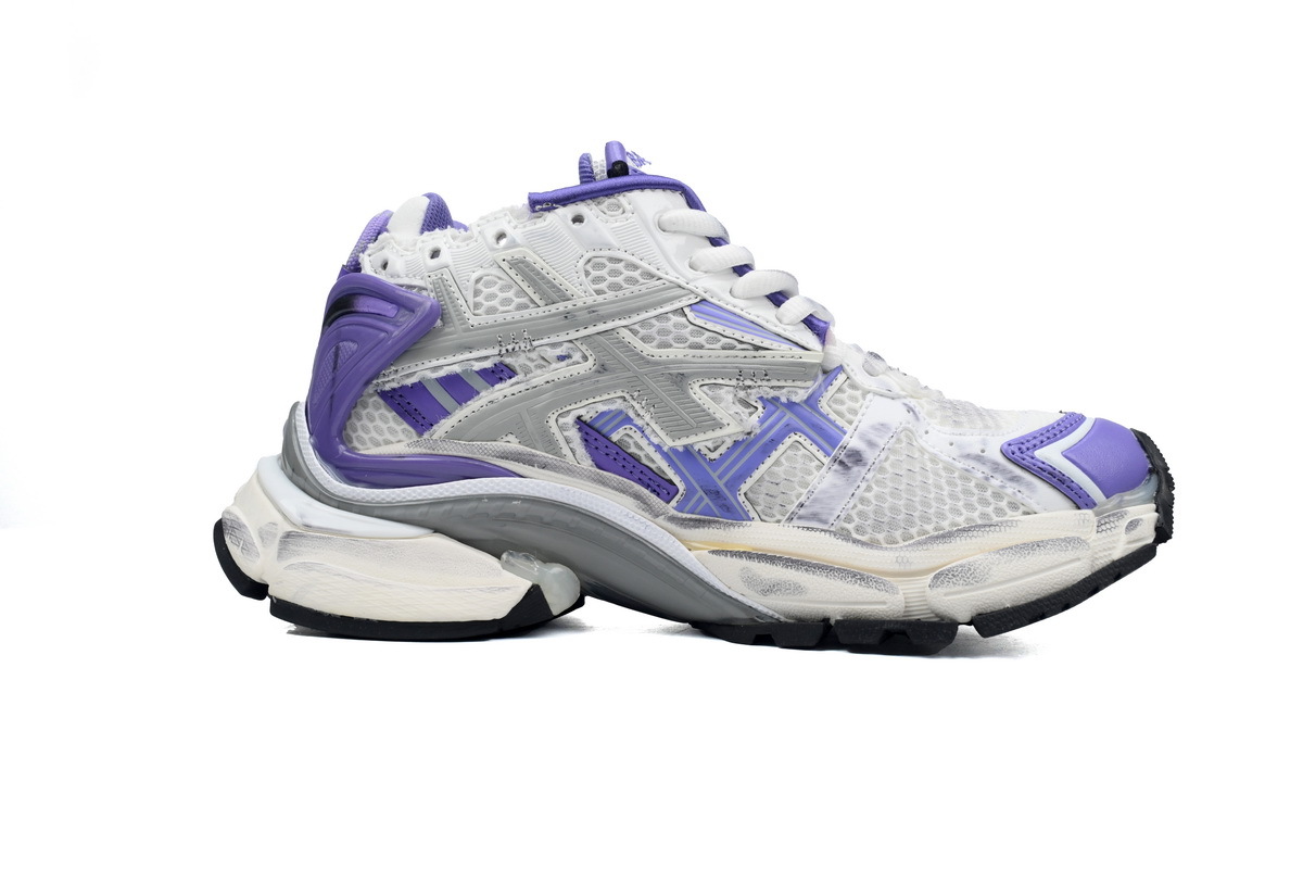 Coco Shoes Balenciaga Runner Purple Grey 677402 W3RB3 5901 - Cocoshoesvip.net