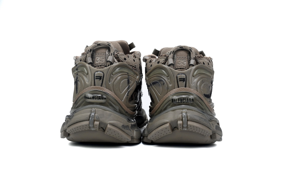 Coco Shoes Balenciaga Runner Black Brown 677402 W3RB2 2010 - Cocoshoesvip.net