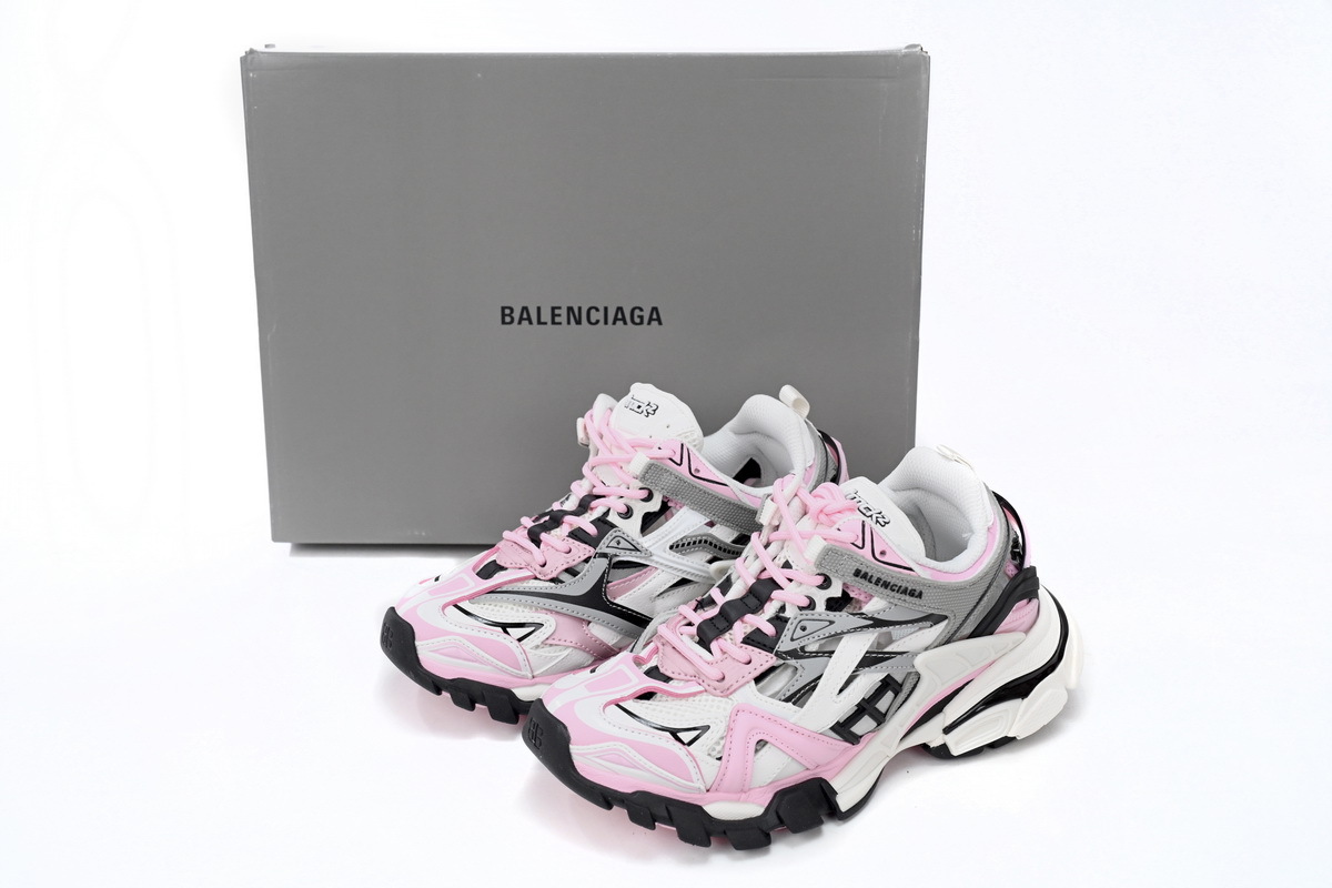 Coco Shoes Balenciaga Track.2 Pink Black 568615 W3AE2 5291 - Cocoshoesvip.net