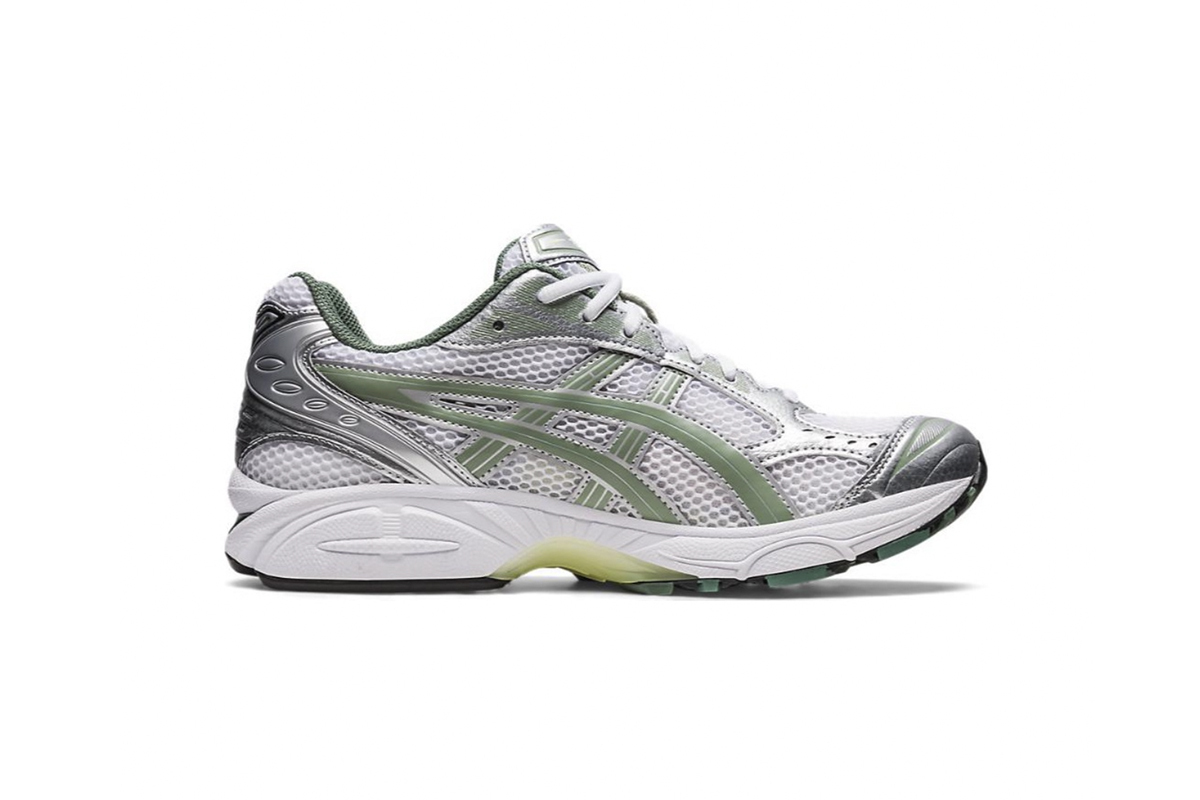 Coco Shoes ASICS Gel-Kayano 14 White Pure Silver Slate Grey Sage 1201A019-107 - Cocoshoesvip.net