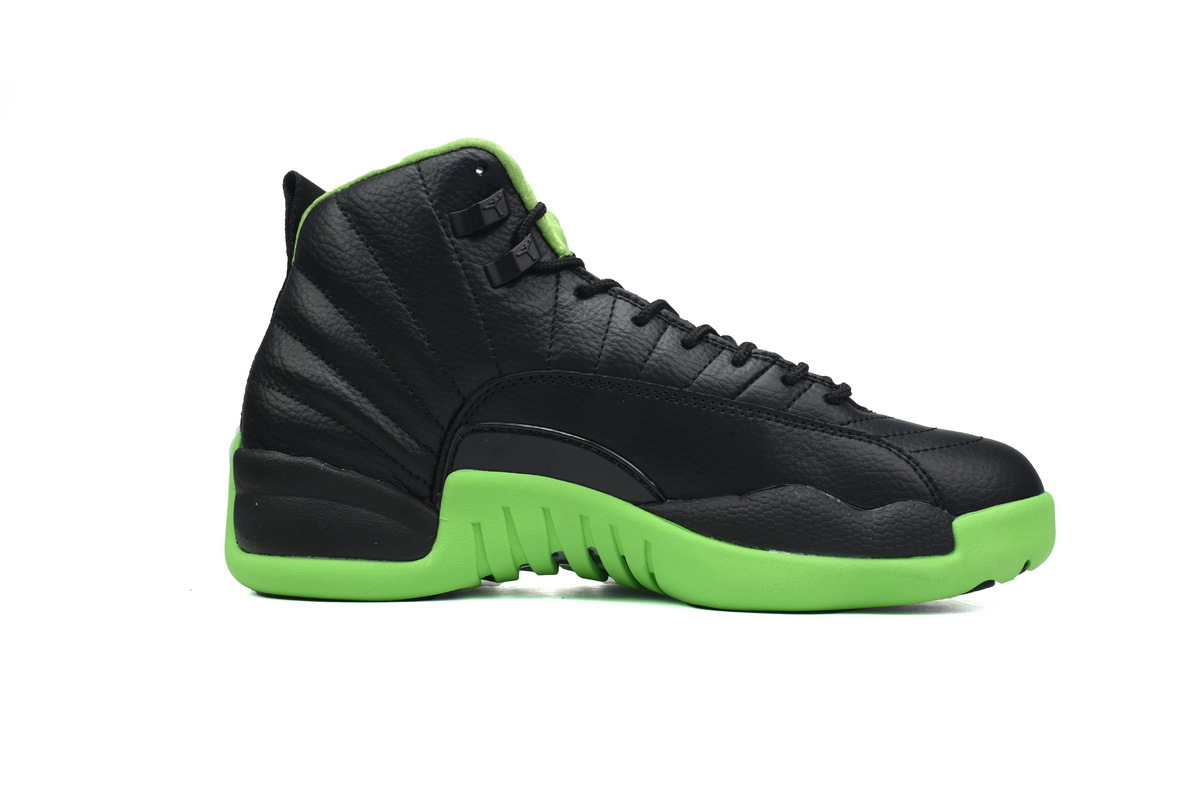 Coco Shoes Jordan 12 Retro Black Green  - Cocoshoesvip.net