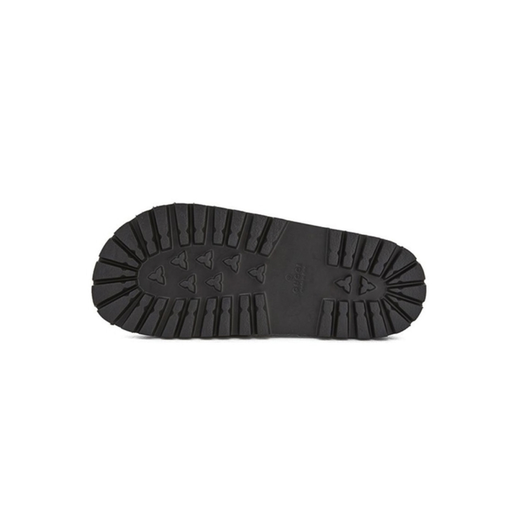 Coco Shoes Gucci Web Slide Sandal Black 429469 GIB10 1098 - Cocoshoesvip.net