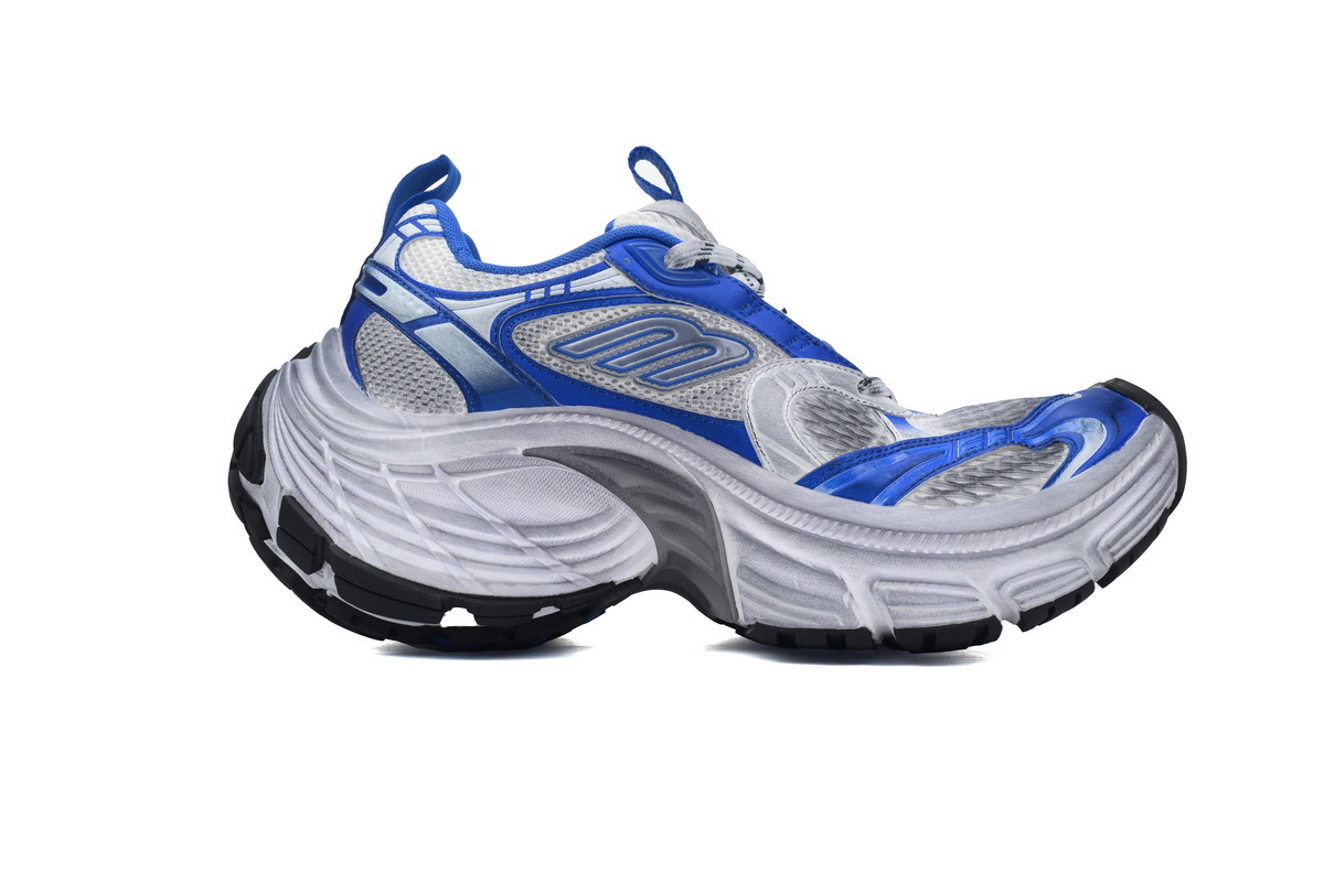 Coco Shoes Balenciaga Cargo White Silver Blue 784342 W2MV2 6326 - Cocoshoesvip.net