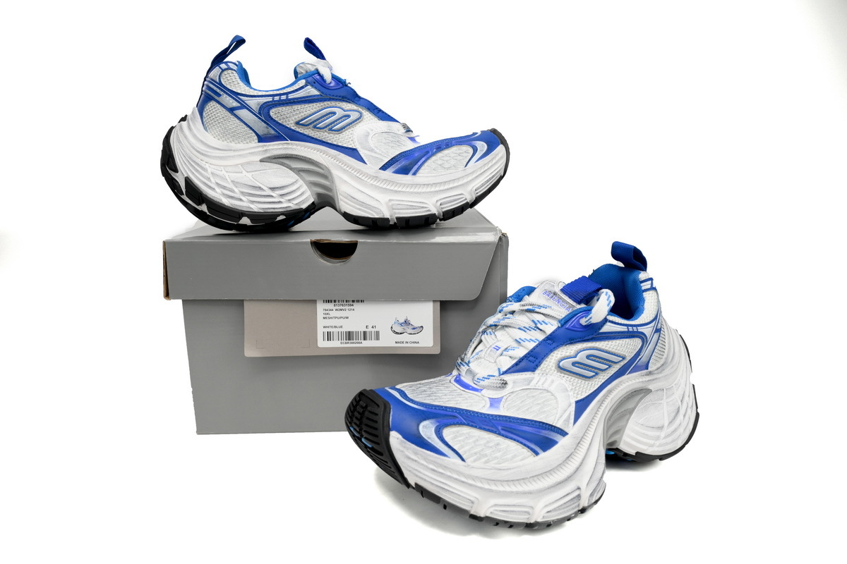 Coco Shoes Balenciaga Cargo White Blue 784342 W2MV2 1214 - Cocoshoesvip.net