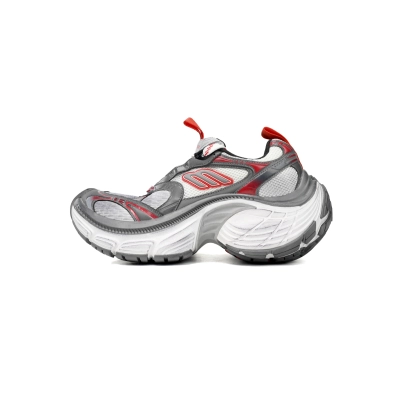 Coco Shoes Balenciaga 10XL Sneaker White Gray Red 784342 W2MV2 9645 01