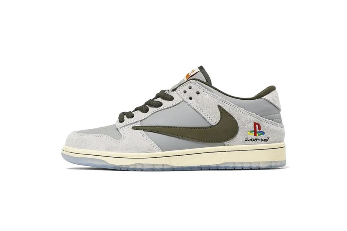 Coco Shoes Nike SB Dunk Low Travs Scott x PlayStation DA1638-100 - Cocoshoesvip.net