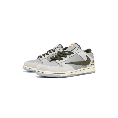 Coco Shoes Nike SB Dunk Low Travs Scott x PlayStation DA1638-100 02