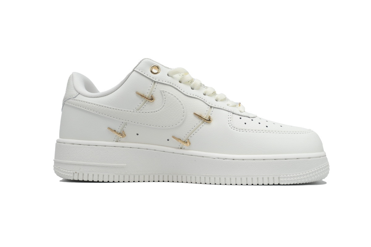 Coco Shoes Nike Air Force 1 '07 LX CN Sail Gold Mini Swooshes FV3654-111 - Cocoshoesvip.net