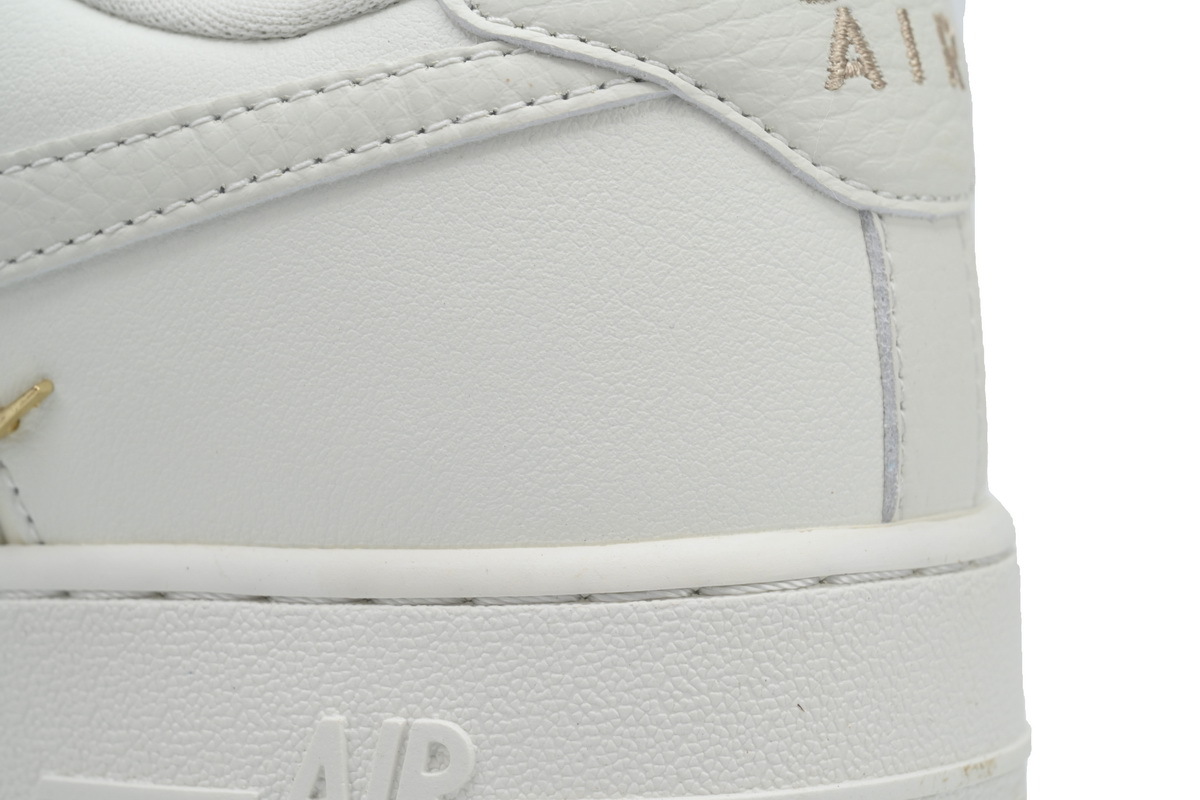 Coco Shoes Nike Air Force 1 '07 LX CN Sail Gold Mini Swooshes FV3654-111 - Cocoshoesvip.net