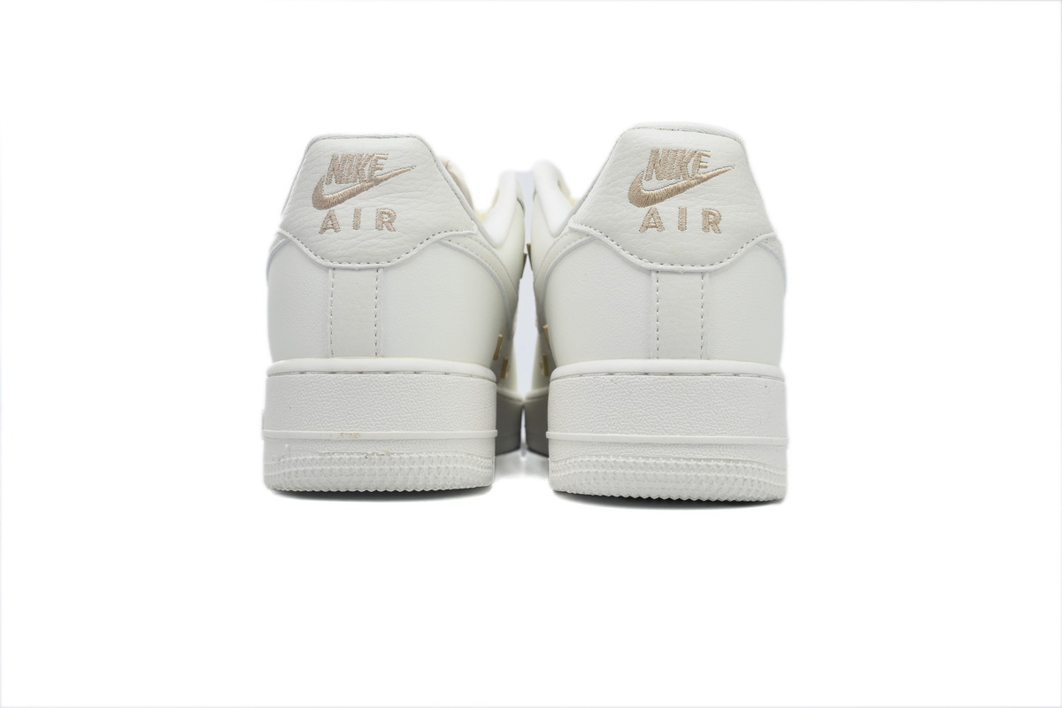 Coco Shoes Nike Air Force 1 '07 LX CN Sail Gold Mini Swooshes FV3654-111 - Cocoshoesvip.net
