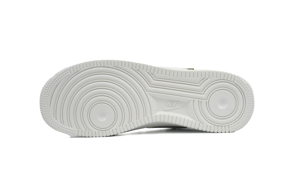 Coco Shoes Nike Air Force 1 '07 LX CN Sail Gold Mini Swooshes FV3654-111 - Cocoshoesvip.net