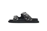 Coco Shoes Dior Aqua Sandal Beige Black Dior Oblique Jacquard 3SA115ZSA_H561 - Cocoshoesvip.net