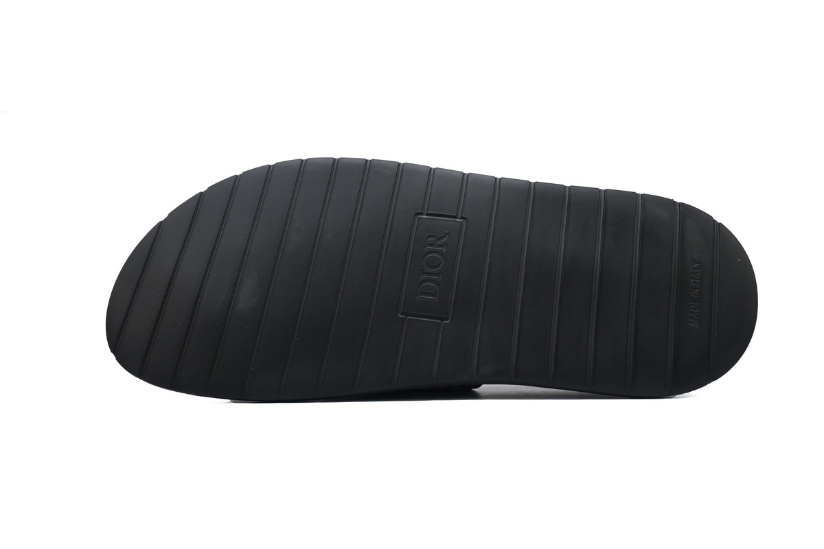 Coco Shoes Dior Aqua Sandal Beige Black Dior Oblique Jacquard 3SA115ZSA_H561 - Cocoshoesvip.net