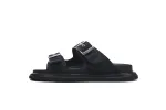 Coco Shoes Dior Aqua Sandal All Black Dior Oblique Jacquard - Cocoshoesvip.net
