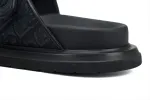 Coco Shoes Dior Aqua Sandal All Black Dior Oblique Jacquard - Cocoshoesvip.net