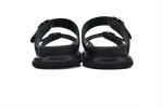 Coco Shoes Dior Aqua Sandal All Black Dior Oblique Jacquard - Cocoshoesvip.net
