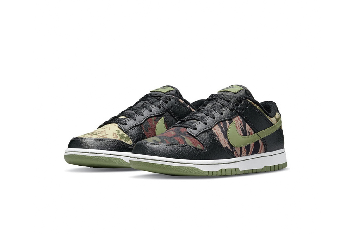 Coco Shoes Nike Dunk Low Crazy Camo DH0957-001 - Cocoshoesvip.net