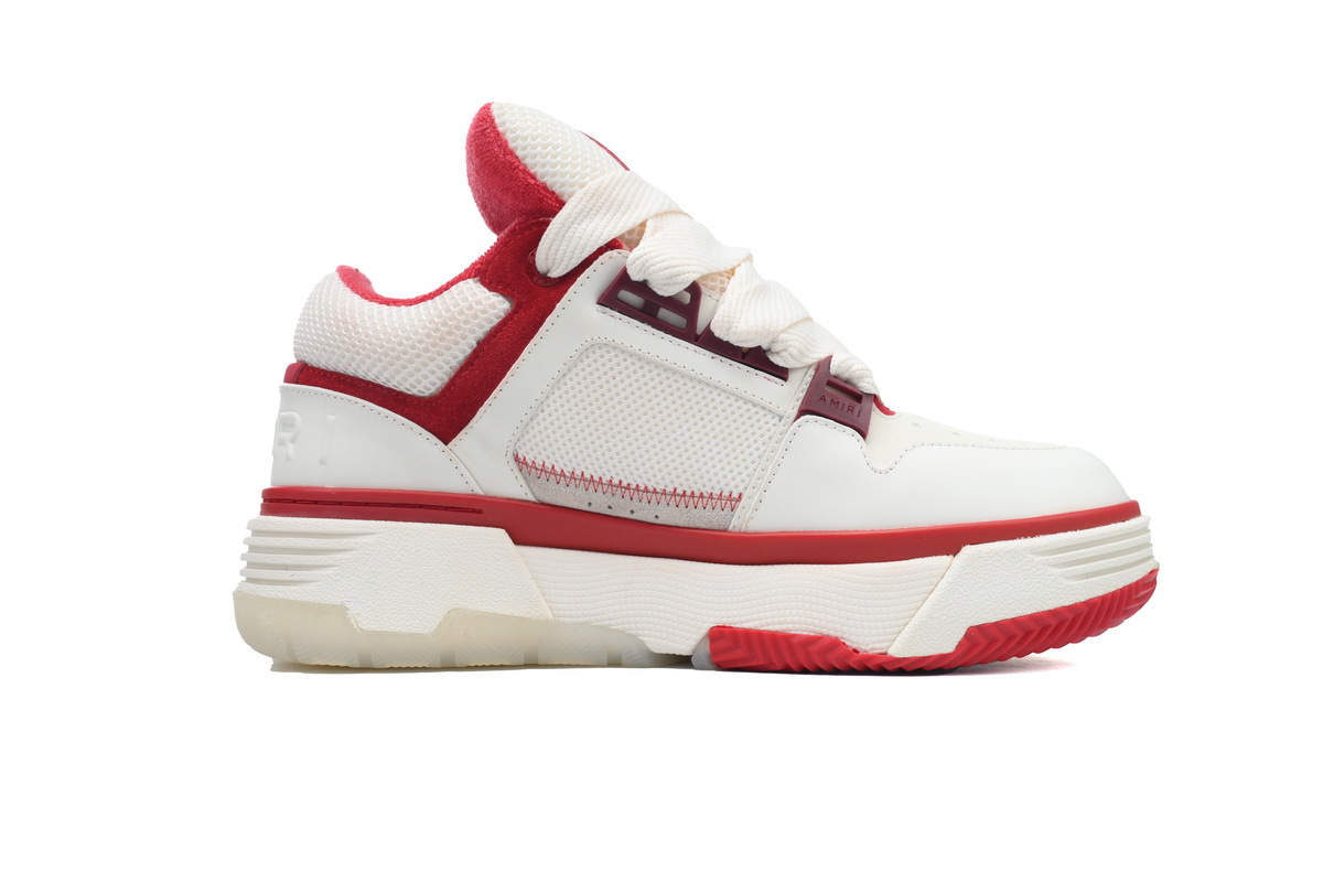 Coco Shoes AMIRI MA-1 White Red PS24MFS018 610 - Cocoshoesvip.net