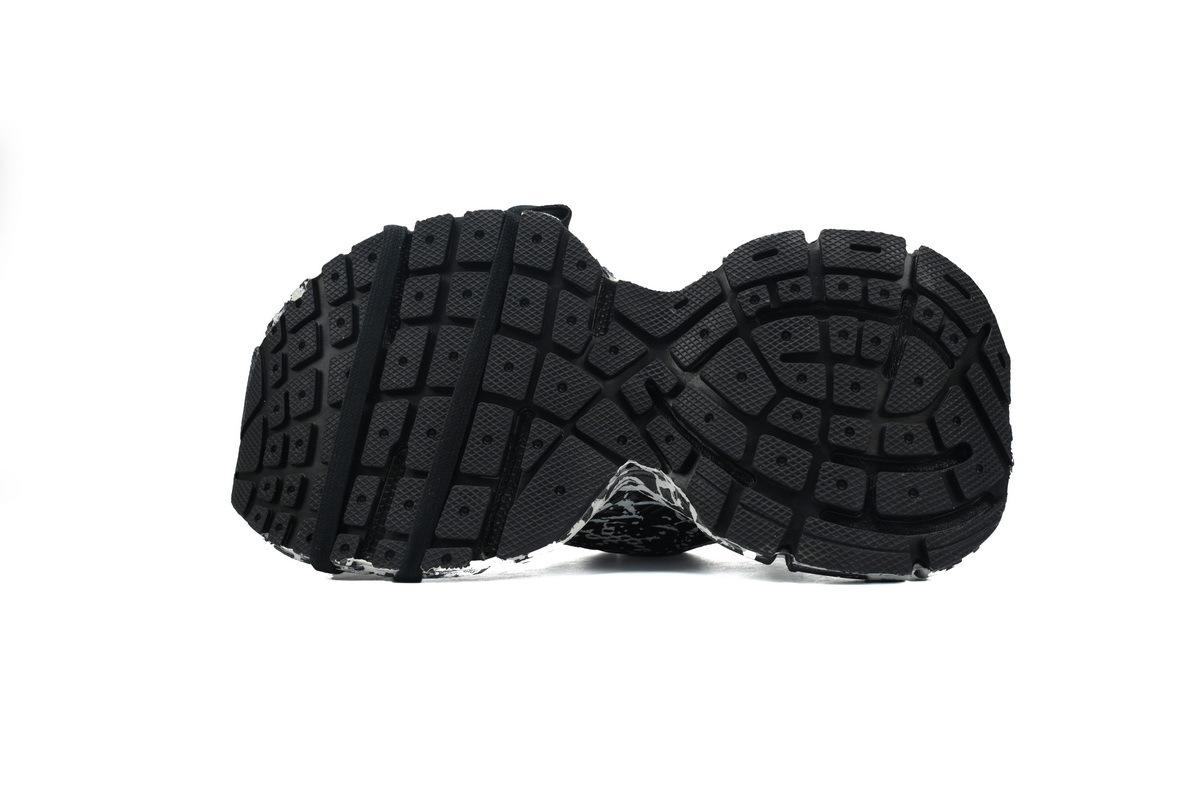 Coco Shoes Balenciaga 3XL Sneaker in Black Graffiti 734731 W3XDC 0236 - Cocoshoesvip.net