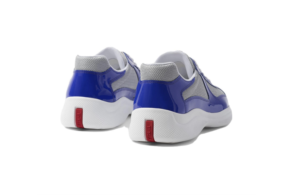 Coco Shoes Prada America's Cup Blue Silver - Cocoshoesvip.net
