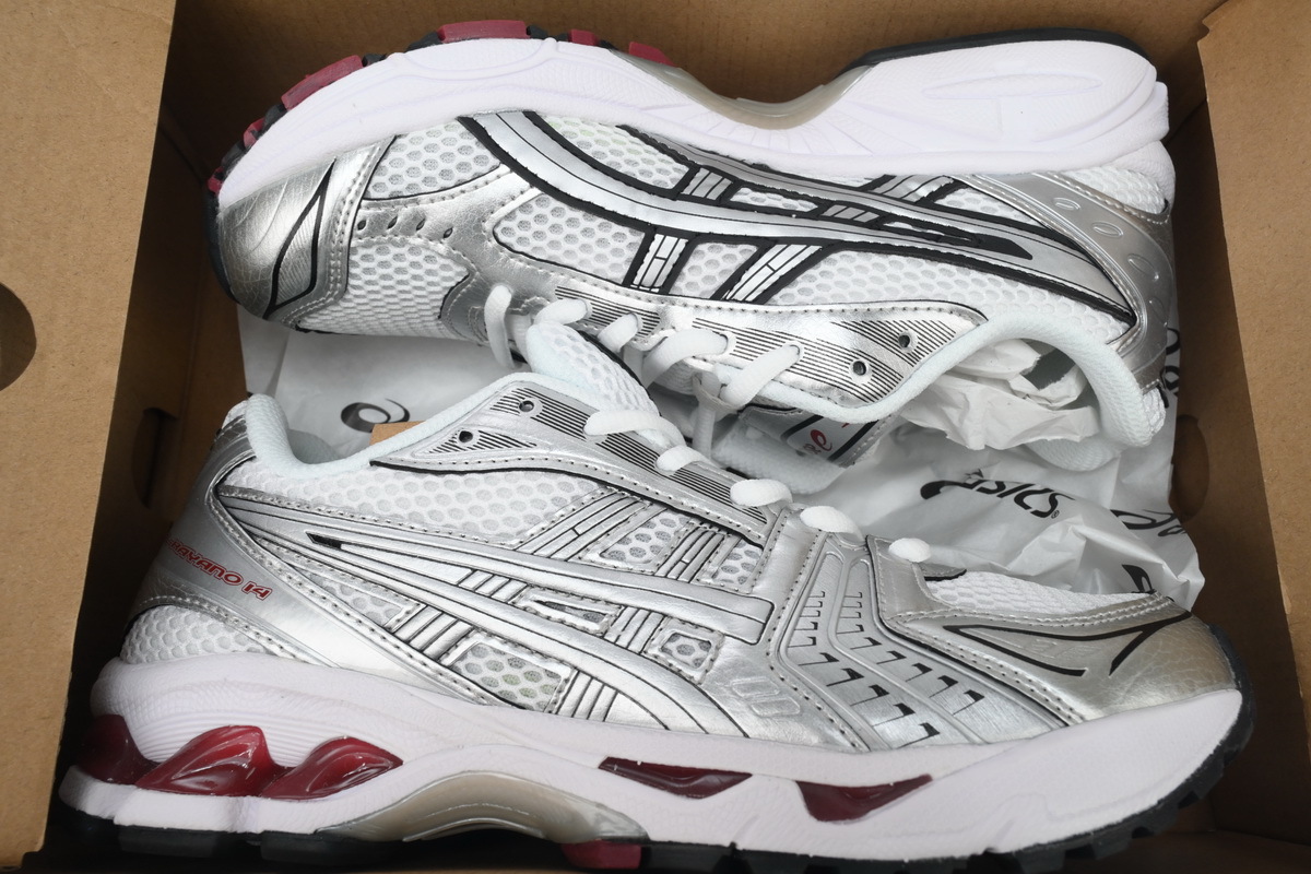 Coco Shoes ASICS Gel-Kayano 14 White Pure Silver 1201A019-104 - Cocoshoesvip.net