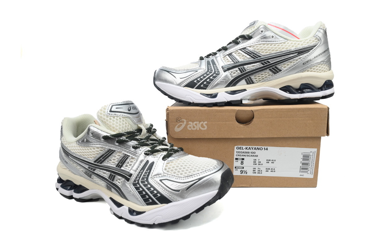 Coco Shoes ASICS Gel-Kayano 14 Kith Cream Scarab (2024) 1203A566-100 - Cocoshoesvip.net
