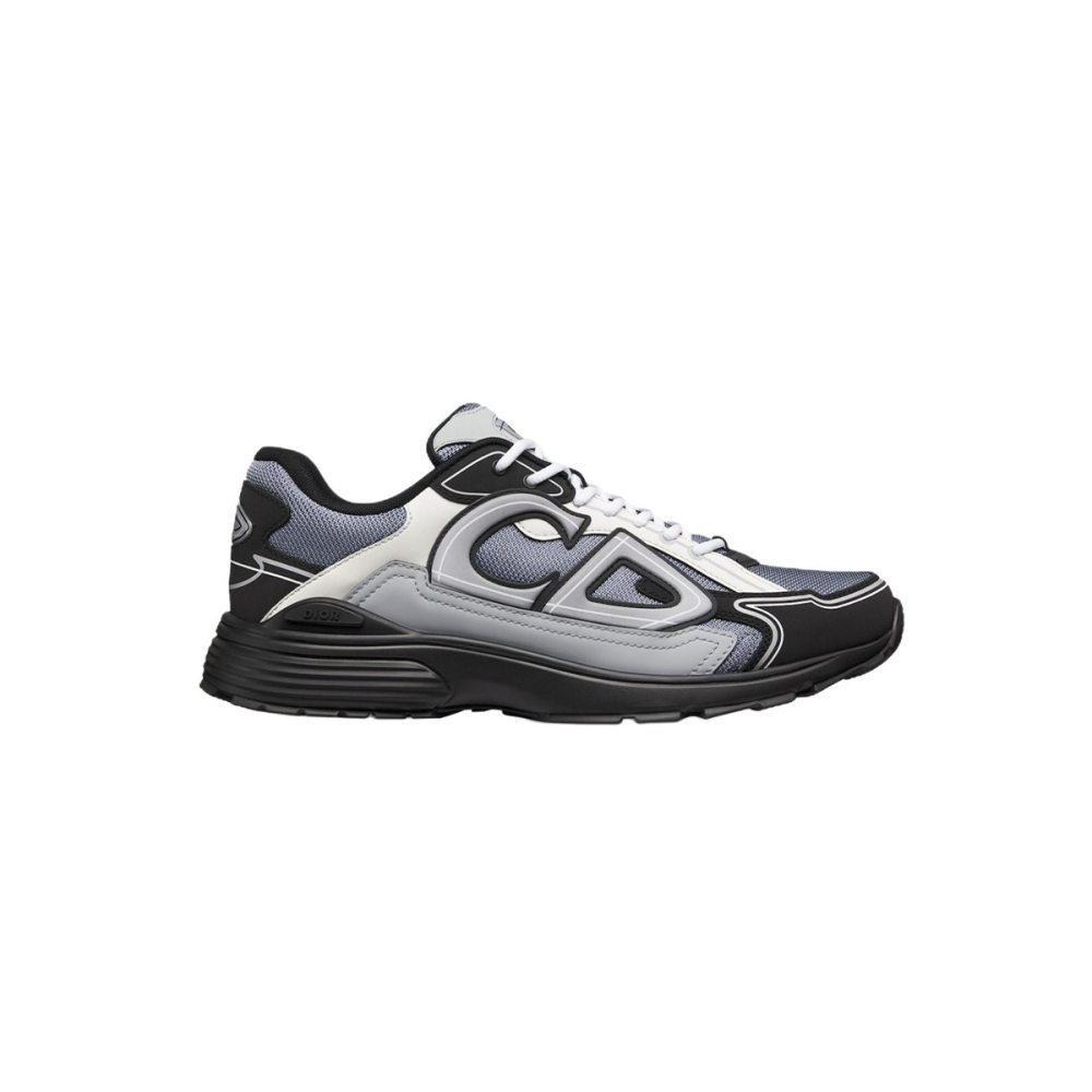 Coco Shoes Dior B30 Sneaker Blue Mesh with Gray White and Black Technical Fabric 3SN279ZRB_H068 - Cocoshoesvip.net