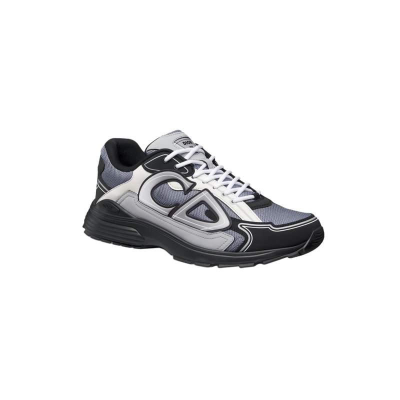 Coco Shoes Dior B30 Sneaker Blue Mesh with Gray White and Black Technical Fabric 3SN279ZRB_H068 - Cocoshoesvip.net