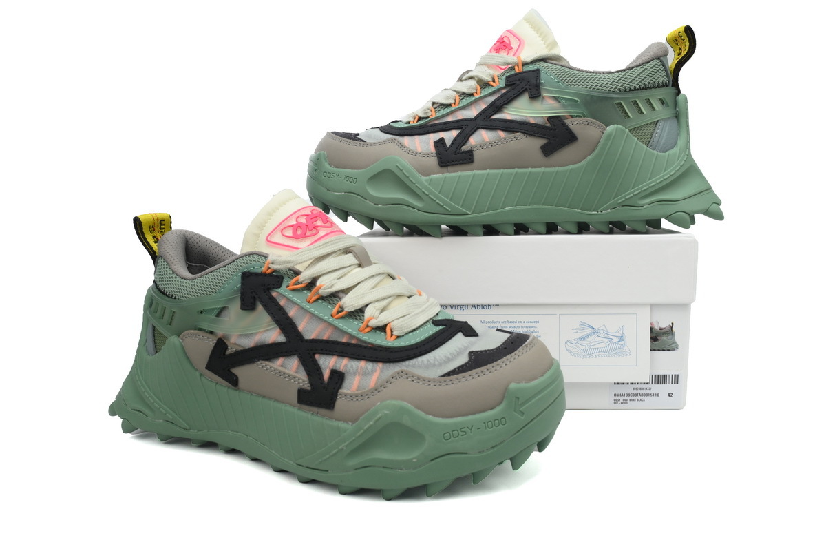 Coco Shoes OFF-WHITE Odsy-1000 Mint OMIA139C99FAB0015110 - Cocoshoesvip.net