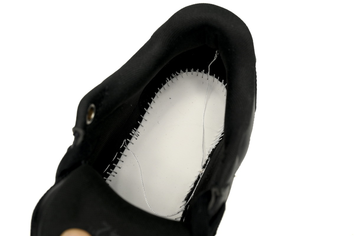 Coco Shoes OFF-WHITE Out Of Office White Black Round Head OMIA189F23LEA0011010 - Cocoshoesvip.net