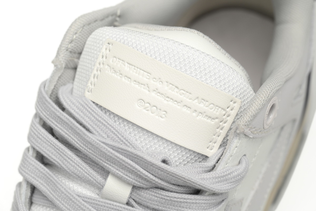 Coco Shoes OFF-WHITE Out Of Office White and Blue Tail OMIA189F23LEA0050546 - Cocoshoesvip.net