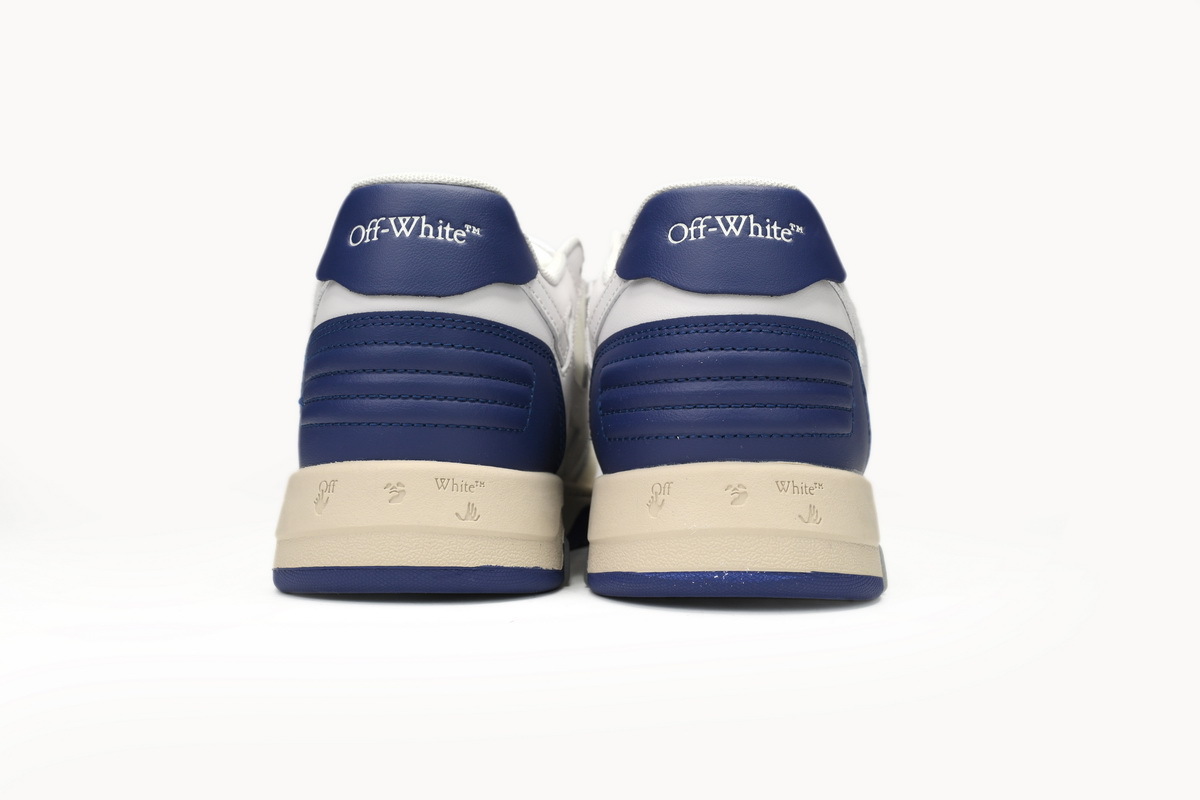 Coco Shoes OFF-WHITE Out Of Office White and Blue Tail OMIA189F23LEA0050546 - Cocoshoesvip.net