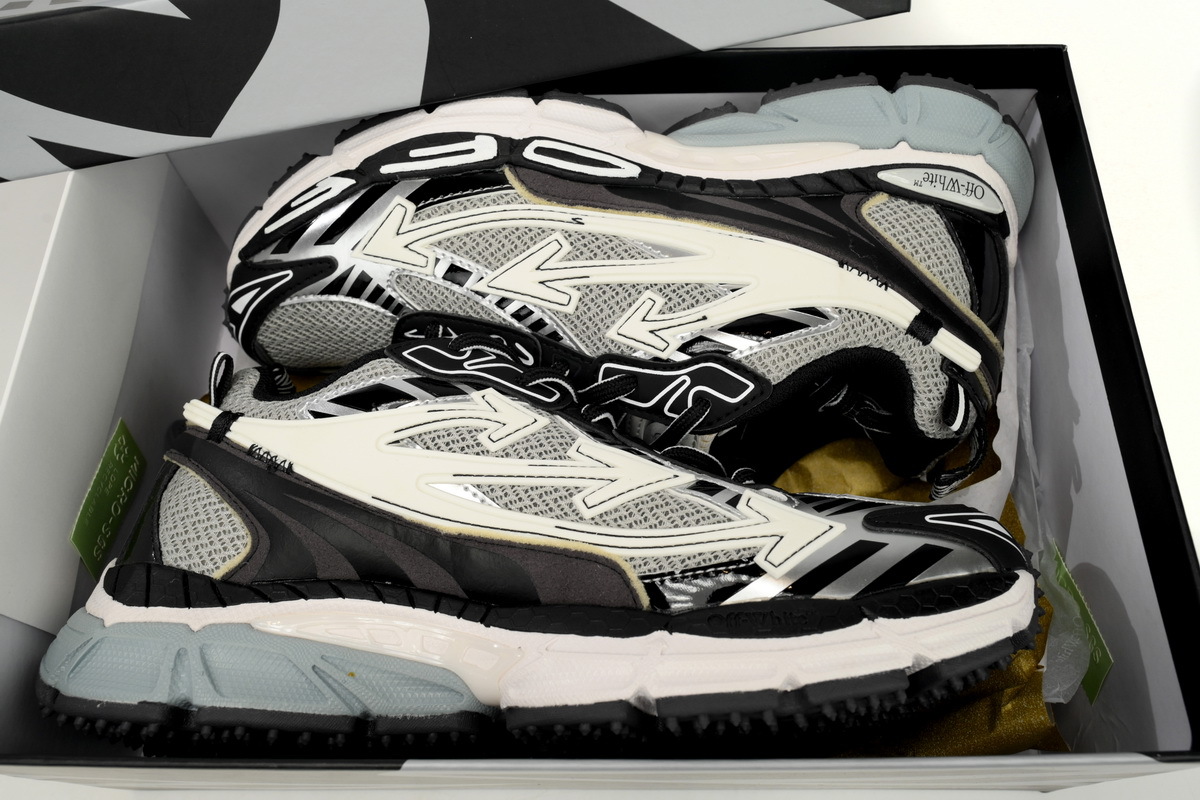 Coco Shoes OFF-WHITE Be Right Back Blue Silver white OMIA295C99FAB0010510 - Cocoshoesvip.net