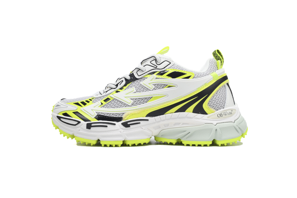 Coco Shoes OFF-WHITE Be Right BacK Fluorescent Green OMIA295F24FAB0010011 - Cocoshoesvip.net