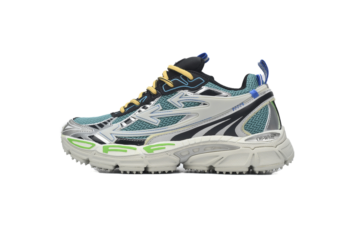 Coco Shoes OFF-WHITE Be Right BacK Out Of Blue Green OMIA295F24FAB0020952 - Cocoshoesvip.net