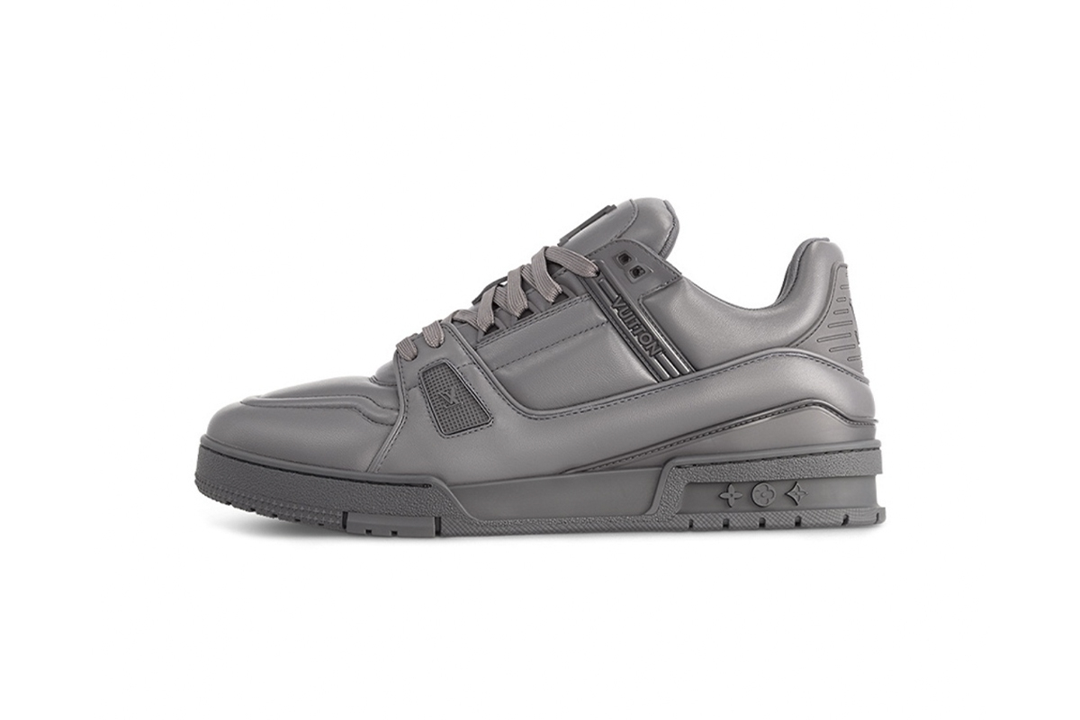 Coco Shoes Louis Vuitton Trainer Triple Grey 1AC5CR - Cocoshoesvip.net