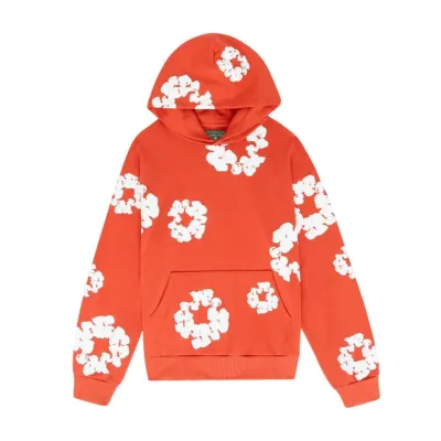 Denim Tears The Cotton Wreath Sweatshirt Royal Orange 01