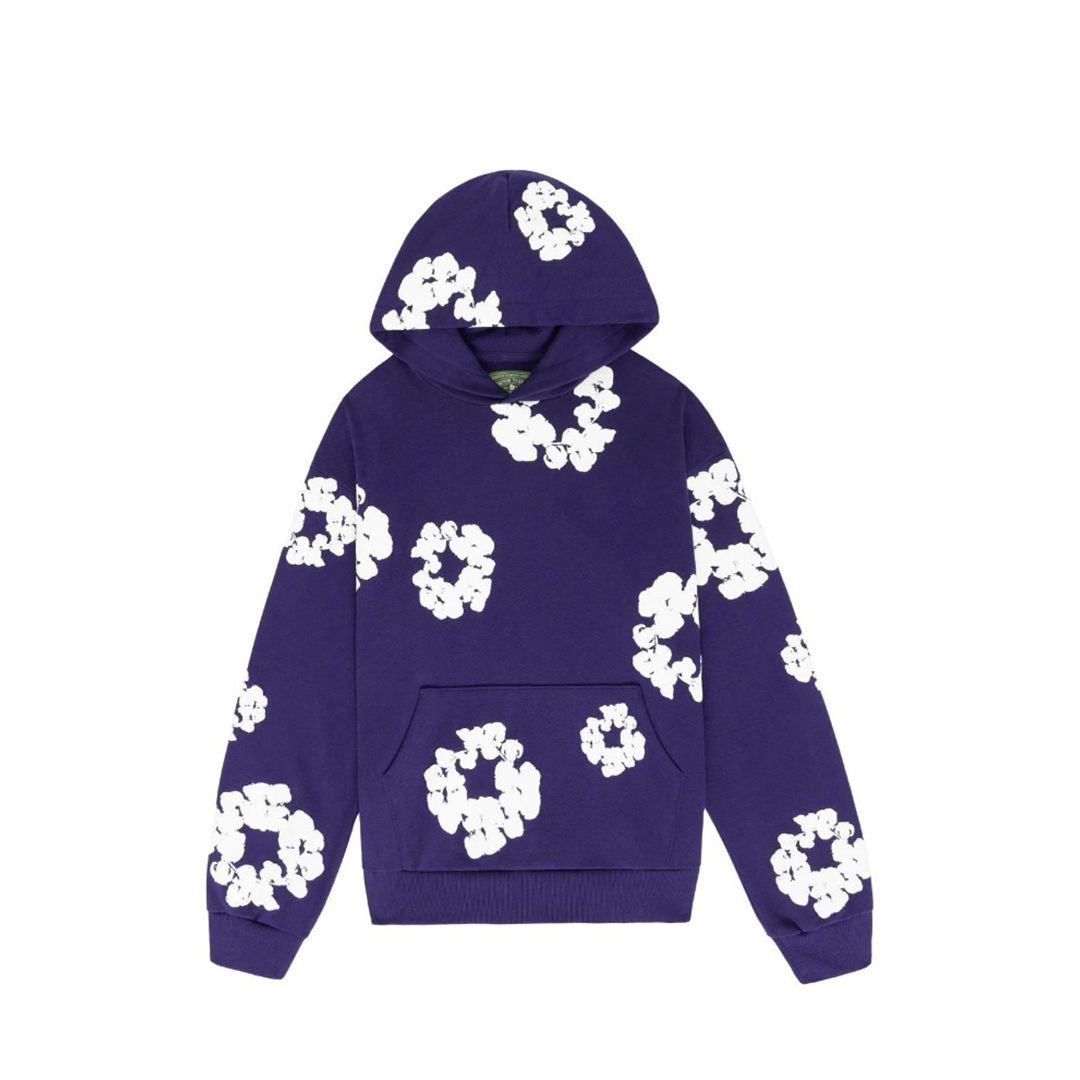 Coco Shoes Denim Tears The Cotton Wreath Sweatshirt Royal Purple - Cocoshoesvip.net