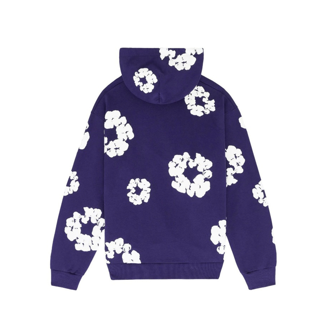 Coco Shoes Denim Tears The Cotton Wreath Sweatshirt Royal Purple - Cocoshoesvip.net